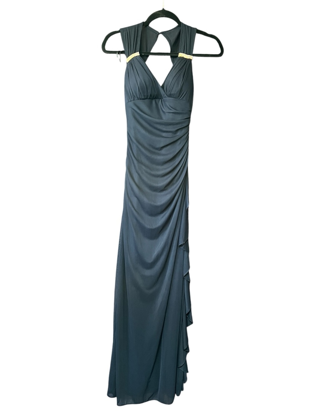Y2K Vintage Blondie Nites by Stacy Sklar dark blue evening gown